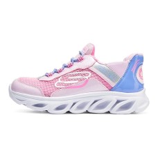 Skechers Hands Free Slip Ins Cushioning, Wear Resistant Kids Lifestyle Shoes Pink Blue Teenagers Pink Blue, 28.5