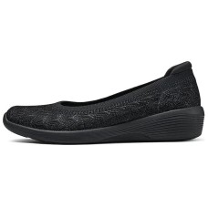 Skechers Modern Comfort Cushioning Wear-Resistant Low-Top Casual Shoes Women's Black Черный, 36