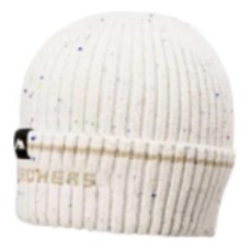 Skechers Knitted Fabric Beanies Unisex Ivory White OS, Ivory White