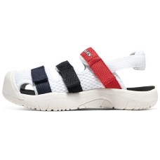 Skechers Immersive Anti Slip Wear Resistant Children's Sandals White Red Teenagers 30