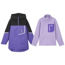 Skechers Windbreaker Jacket Dark Purple Teenagers Фиолетовый, 130
