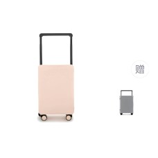 Emperor Penguin ABS PC Trolley Bag 20 Inch 24 Inch Unisex Black Розовый, 20 inch (board-mounted)