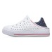 Skechers Abrasion Resistant Low Top Toddler Shoes White Blue Red Infant And Toddler White/Marine Blue/Red, 26