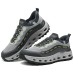 Skechers OUTDOOR Anti-Slip And Wear-Resistant Breathable Low-Top Casual Shoes Men's Gray Yellow Серый Желтый, 42
