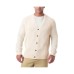 Big & Tall Shoreman's Cardigan Cable Knit Sweater Бежевый, 9XL