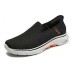 Skechers GO WALK 7 Breathable Lightweight Low-Top Casual Shoes Men's Black Черный, 43.5