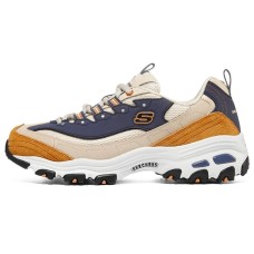 Skechers D'Lites 1.0 'Brown Blue' Women's 36