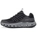 Skechers OUTDOOR Anti-Slip Wear-Resistant Impact-Resistant Rebound Support Low-Top Hiking Shoes Men's Black Gray Color Черный, 42.5