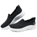 Skechers Go Walk Fle Wear-resistant And Lightweight Low-Top Casual Shoes Women's Black White Черно-белый, 35.5