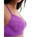 Ann Summers sexy lace padded plunge bra in bright purple Фиолетовый, US 44 G