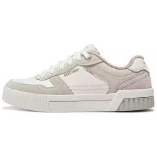 Skechers Casual Anti Slip Wear Resistant Low Top Skateboard Shoes Women's Ecru 37
