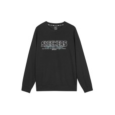 Skechers Colorful Sweatshirt Unisex Carbon Black Carbon Black 0018, XS