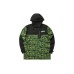 Skechers Stroll Jackets Men Green With Camouflage All Over Print Flower 01E7 Green Base Camouflage All-over Print-01E7, XL
