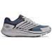 Skechers MEN'S GO Cushioning Breathable Rebound Low-Top Running Shoes Men's Gray Blue Gray Blue, 39.5