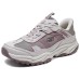Skechers OUTDOOR Anti-Slip Wear-Resistant Low-Top Hiking Shoes Women's Gray Purple Cameo Brown/Multicolor, 35