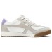 Skechers Street Anti-Slip Wear-Resistant Low-Top Skateboard Shoes Women's White Gray Purple White Gray/Purple, 35