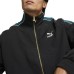 Puma T7 Play Paris Full Zip Track Jacket Mens Black Casual Athletic Outerwear 62 XL