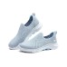 Skechers Cushioned Wear-Resistant Lightweight Low-Top Casual Shoes Women's Light Blue Голубой, 37