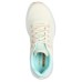 Skechers Sport Cushioned Wear-Resistant Full-Coverage Breathable Lightweight Low-Top Casual Shoes Women's Beige Blue natural/multicolor, 36