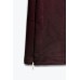 Брюки с молниями ZARA Бордовый, S