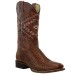 Roper Eroica Southwest Embroidered Square Toe Pull On Cowboy Womens Brown Casua 10