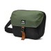 Skechers Fabric Shoulder Bag, Crossbody Bag Regular Unisex Beauty Black & Beetle Green Beautiful Black with Beetle Green