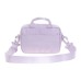 Skechers Fabric Camera Bag Portable Crossbody Bag Shoulder Bag Unisex Tranquil Orchid Purple Quiet Violet, Small Size