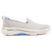 Skechers Go Walk Arch Fit Wear Resistant Breathable Cushing Impact Resistant Low Top Casual Shoes Women's Gray Blue 39