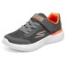 Skechers BOYS Slip Resistant, Abrasion Resistant, Lightweight Low Top Kids Lifestyle Shoes Gray Kids' Серый, 27.5