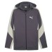Puma Evostripe Full Zip Hoodie Mens Grey Casual Athletic Outerwear 68170069 L