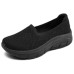 Skechers Go Walk Fle Durable Breathable Balanced Lightweight Low-Top Casual Shoes Women's Black Черный, 36.5