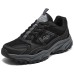 Skechers OUTDOOR MENS Anti-Slip Wear-Resistant Low-Top Outdoor Shoes Men's Black Черный, 41
