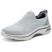 Skechers MEN'S GO WALK Slip-Resistant Low-Top Casual Shoes Men's Gray Серый, 41
