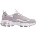 Skechers D'LITES 1.0 Cushioning Anti-Slip Wear-Resistant Breathability Low-Top Chunky Sneakers Women's Lavender 35.5