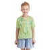 Skechers T-Shirt Fruit Green Yellow Tie-Dye All Over Print Teenagers Fruit Green Yellow Tie-Dye All over Print-03QC, 160