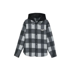Skechers Alloy Grey Plaid Men's Alloy Gray Plaid/03MM, S