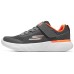 Skechers BOYS Slip Resistant, Abrasion Resistant, Lightweight Low Top Kids Lifestyle Shoes Gray Kids' Серый, 27.5