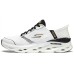 Skechers Cushioning Rebound Low-Top Casual Running Shoes Men's White Black Черно-белый, 41