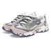 Skechers D'LITES 1.0 Angel Inn Lightweight Height Increasing Low-Top Chunky Sneakers Women's Gray Pink Серый, 36