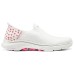 Skechers WOMEN'S GO WALK Slip-Resistant Breathable Lightweight Rebound Low-Top Casual Shoes Women's White Pink Белый Розовый, 37