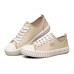 Skechers Street Trax Low Top Canvas Shoes White Women's 39.5