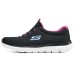 Skechers Summits Cushioning Breathable Low-Top Casual Shoes Women's Black Red Красно-черный, 38.5
