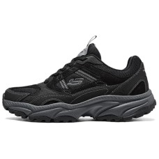 Skechers OUTDOOR MENS Anti-Slip Wear-Resistant Low-Top Outdoor Shoes Men's Black Черный, 41