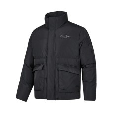 Skechers Sports Alliance Series Puffer Jacket Unisex Carbon Black Carbon Black 0018, L