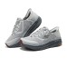 Skechers MEN'S GO Cushioned Slip-Resistant Low-Top Running Shoes Men's Gray GRAY/Charcoal Gray, 42.5