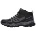 Skechers After Burn Memory Cushioning Anti-Slip And Wear-Resistant Mid-Top Hiking Trekking Shoes Men's Black 39.5