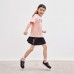 Skechers Comfy Flex 2.0 Slip Resistant Cushioning Abrasion Resistant Low Top Casual Shoes Black/Pink Teenagers 27.5