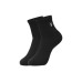 Skechers New Year Mid Calf Socks Unisex 2 Pack Midnight Black 2 Pack (Midnight Black), S