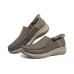 Skechers Slip Ins Durable Cushioning Support Low-Top Casual Shoes Men's Brown Коричневый, 43