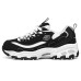 Skechers Kids Slip Resistant Cushioning Abrasion Resistant Breathable Low Top Kids Lifestyle Shoes Black White Kids' 31